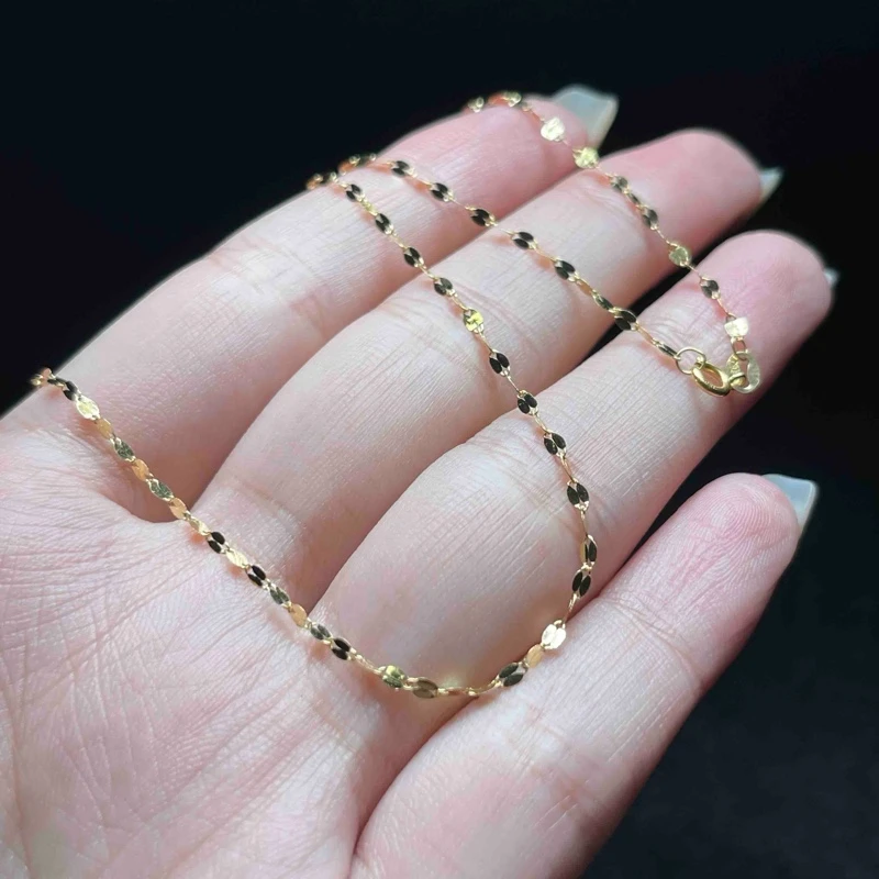 【小魏总返场福利】18k鱼嘴项链（45cm）