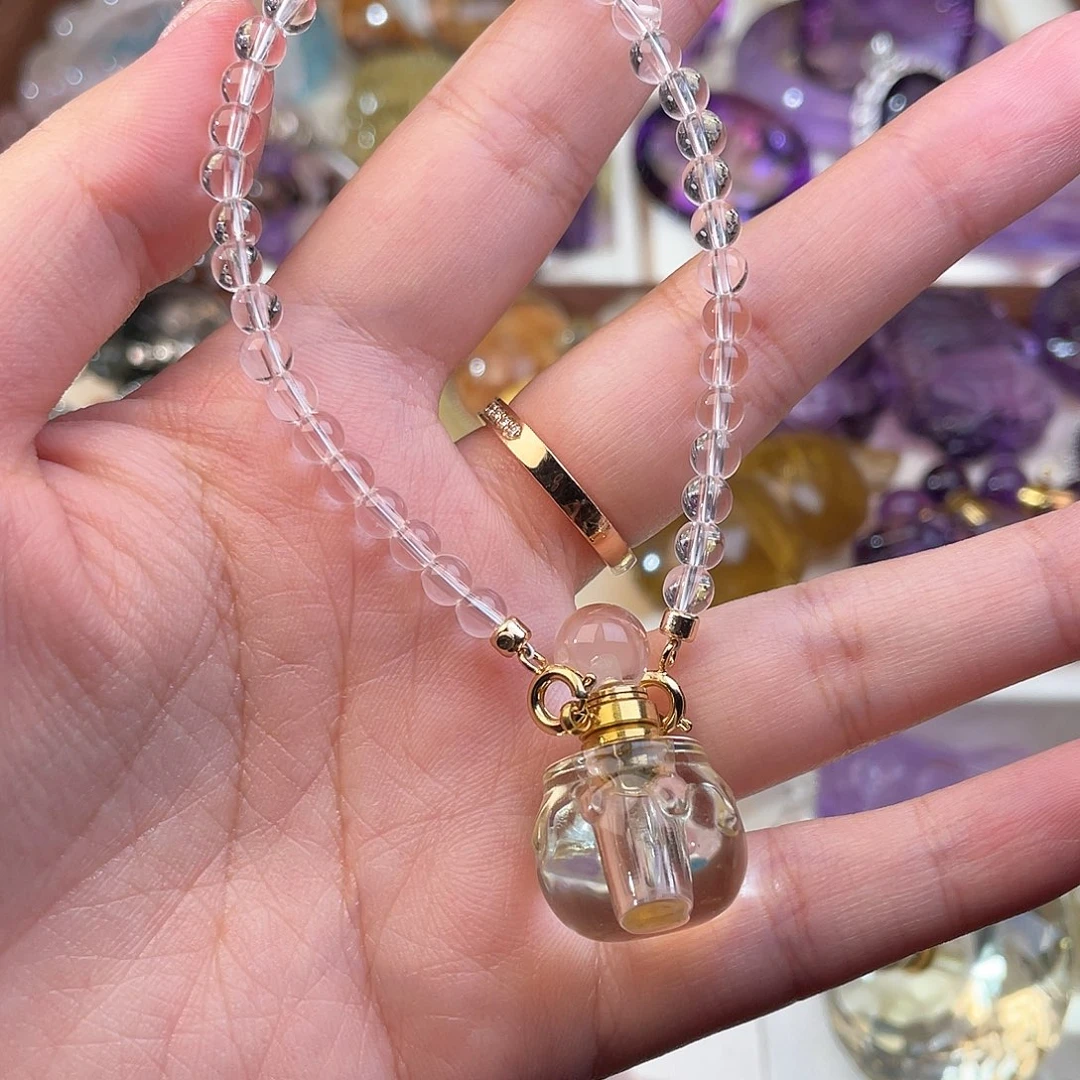 水晶颈饰未镶嵌可**爱86