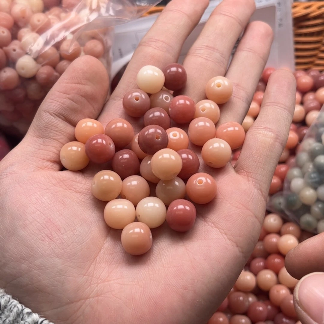【闪购商品】白玉菩提吊坠q12/120颗果冻粉
