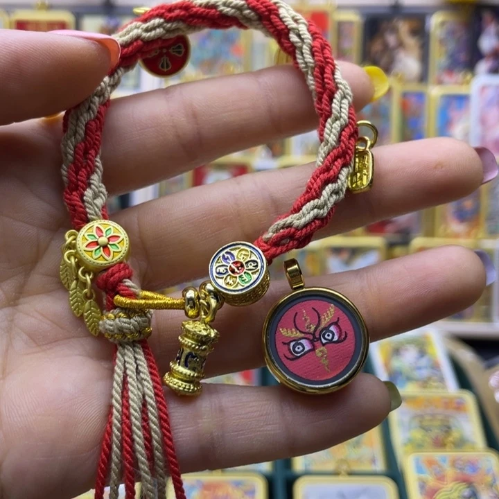 吊坠同*眠唐卡吊坠项链手链