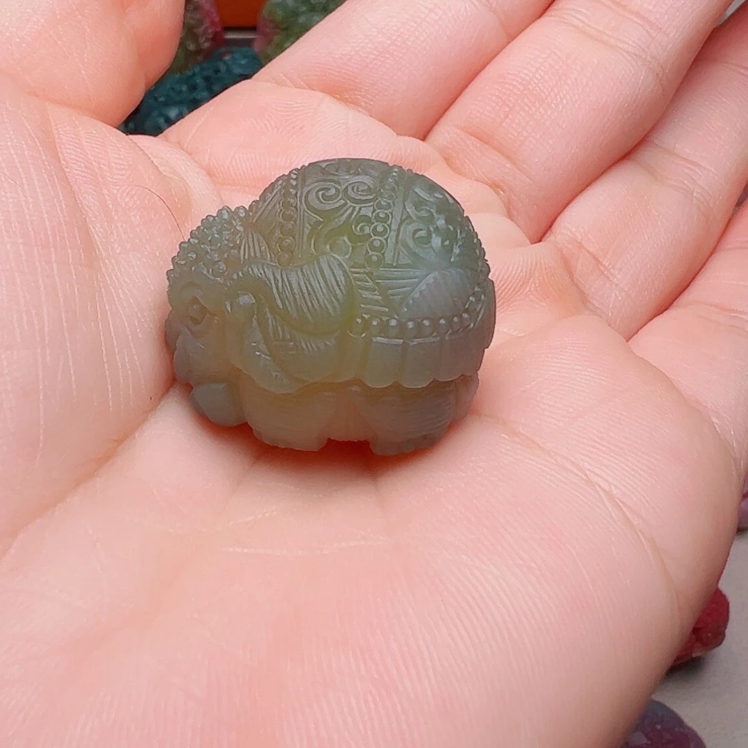 未镶嵌盐源定制石英质玉橙*?