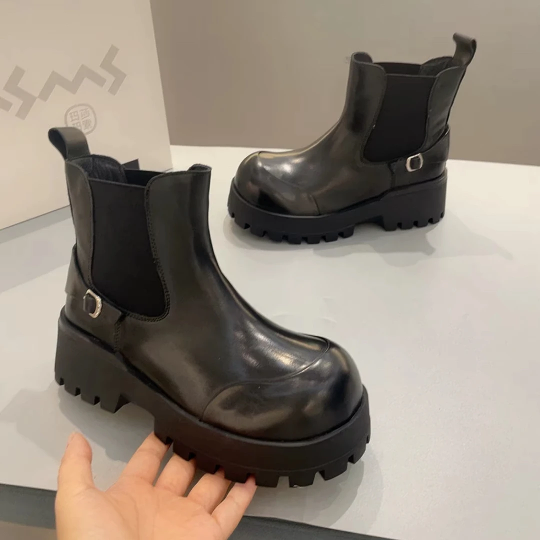 玛莎玛索 净版烟筒靴 5202（跟高5厘米）