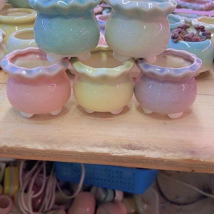 陶瓷花盆当场凑满12包邮