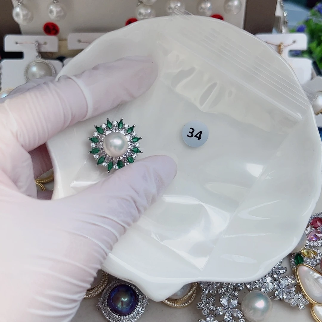 未镶嵌淡水珍珠耳饰