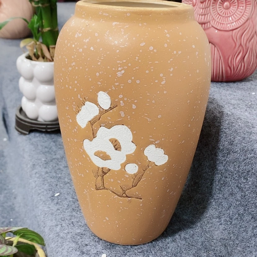 【闪购商品】红陶陶瓷花盆，多肉花盆