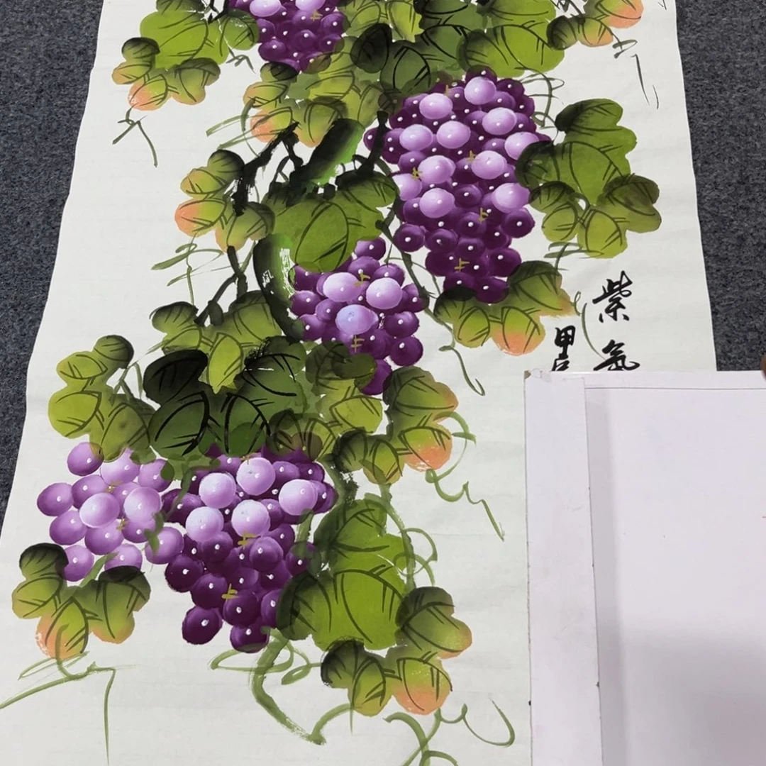 国画国画老师手绘作品