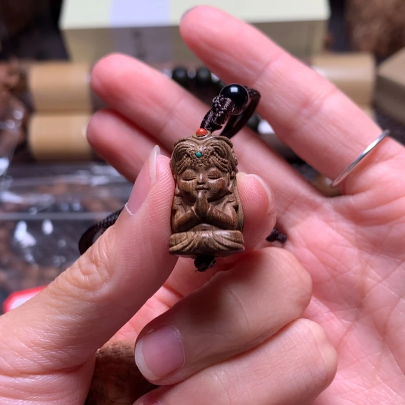 【闪购商品】檀香木其他闲**风扎基配饰