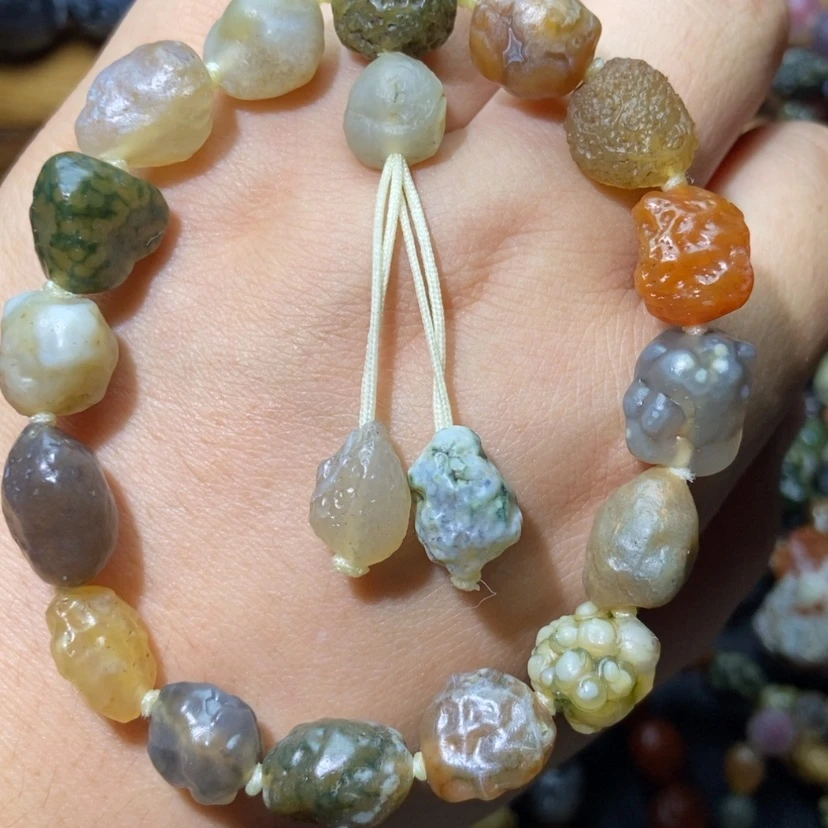 【闪购商品】玛瑙/玉髓手链合金