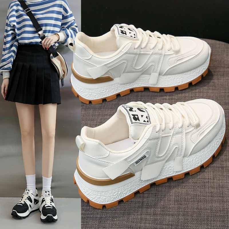 踩屎感轻便软底运动鞋女2025春季新款小码防滑时尚休闲阿甘跑步鞋