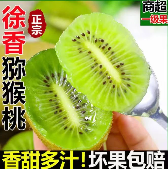 80-90农家自种正宗陕西眉县徐香猕猴桃奇异果应季水果现摘现发D11