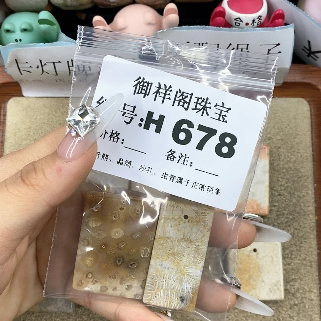 硅化珊瑚（珊瑚玉）H未镶嵌家****！