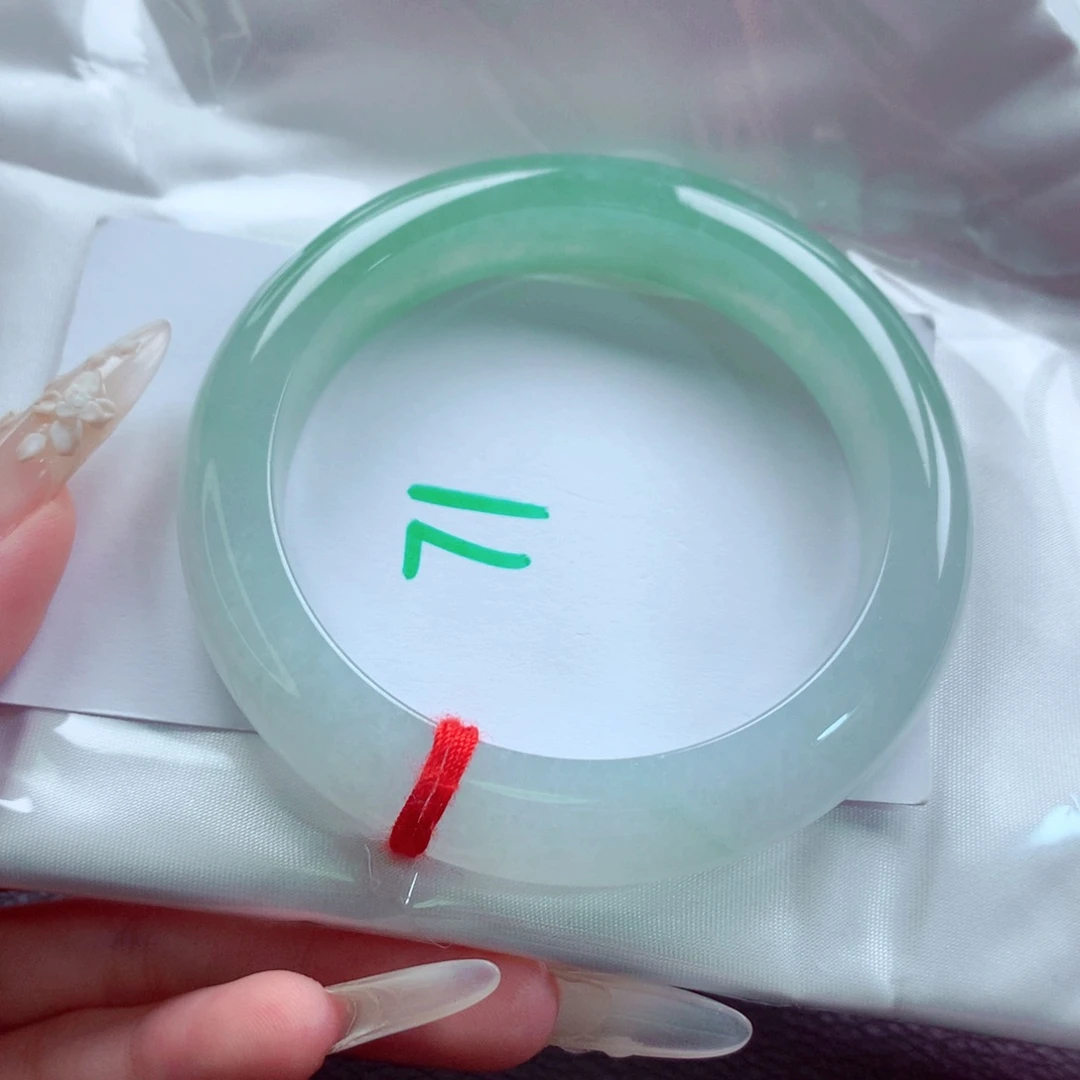 未镶嵌手镯翡翠天然缅甸翡翠A货手镯 71号