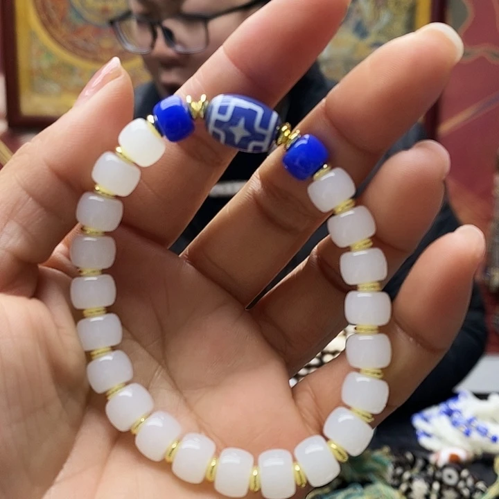 玛瑙/玉髓合金颈饰