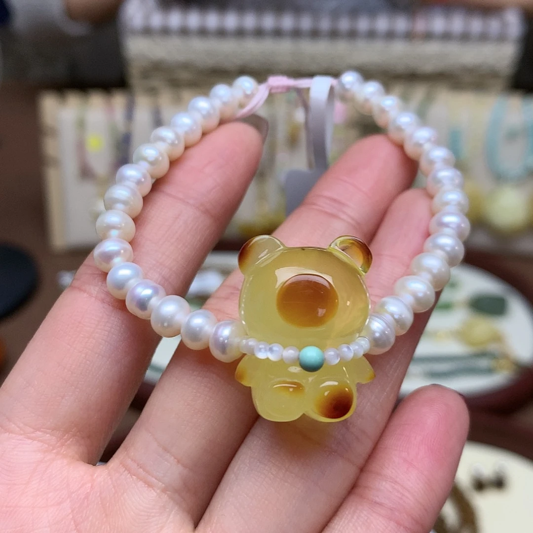 琥珀吊坠(不含链)未镶嵌