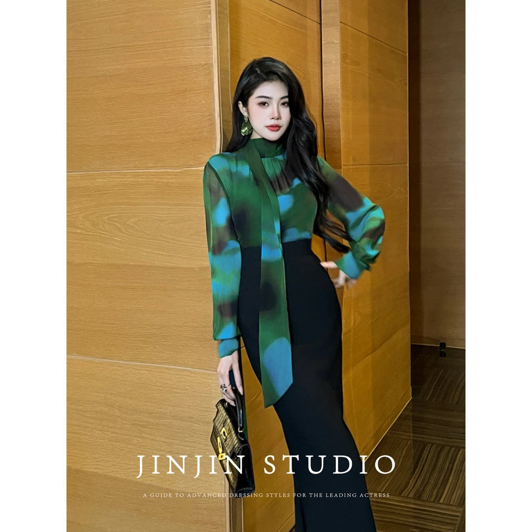 【MD原创·宵夜】时尚气质复古显瘦设计感上衣