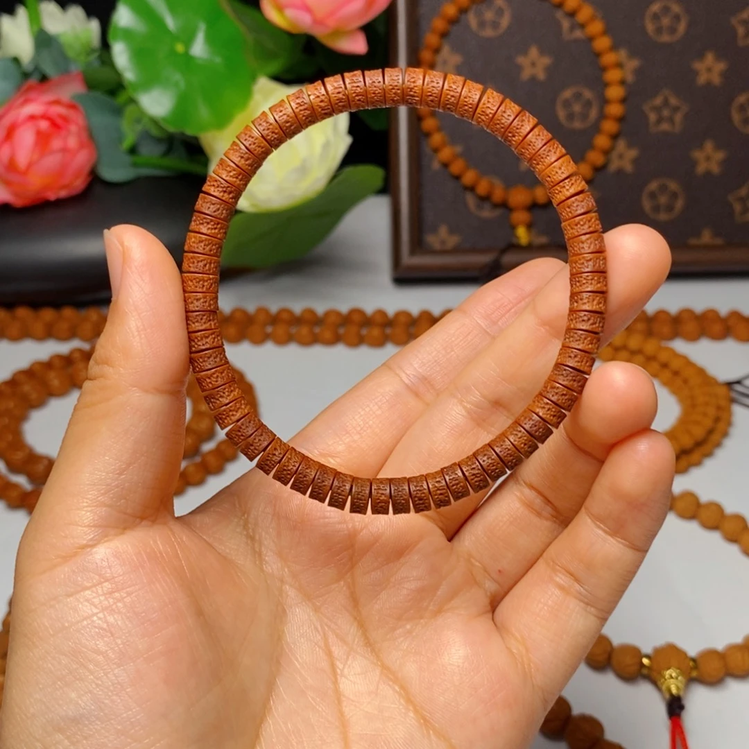 桃核手串6mm野生龙嘎暴力秒归圆