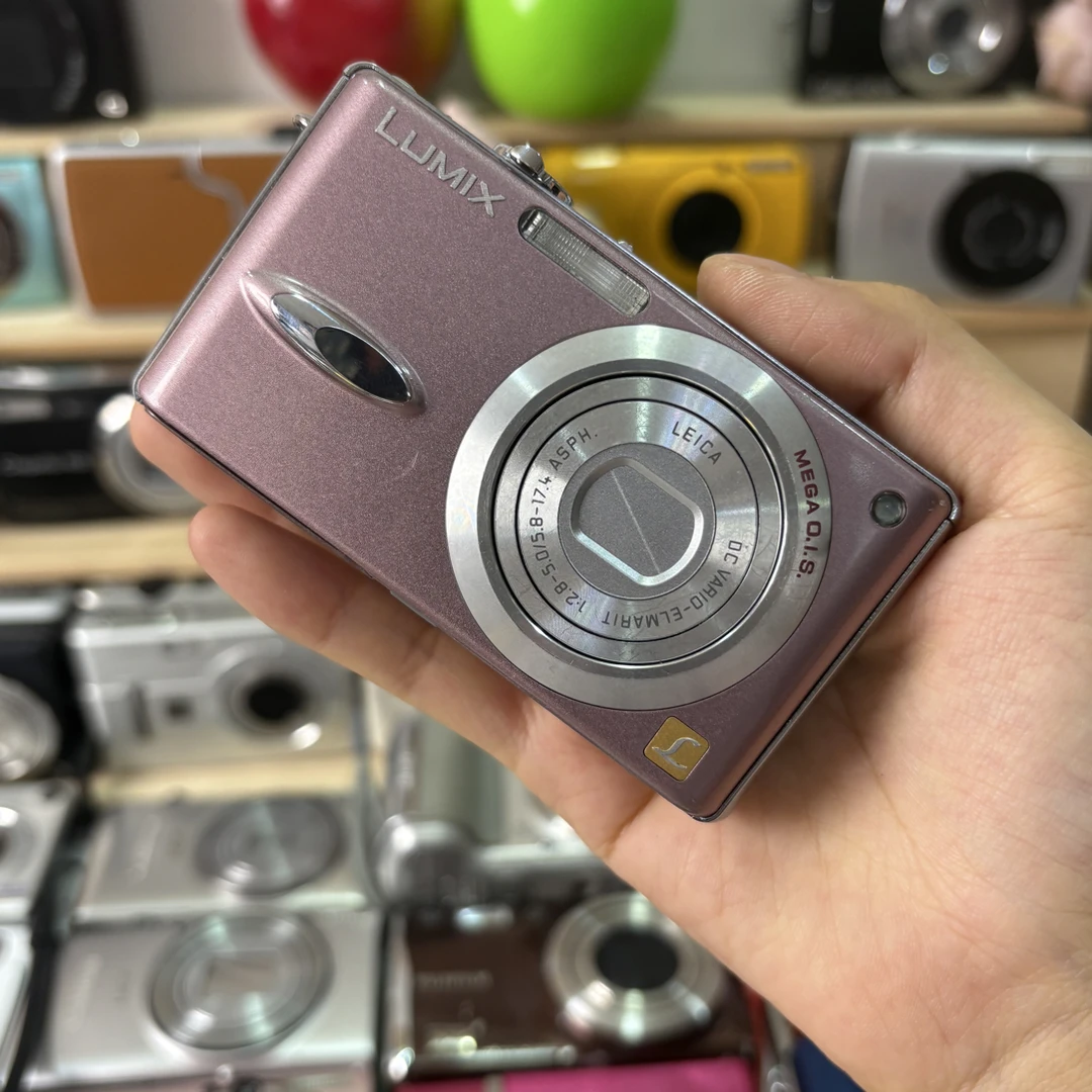 9新 Panasonic/松下 松下fx8粉紫色清透冷白屏幕一点老化