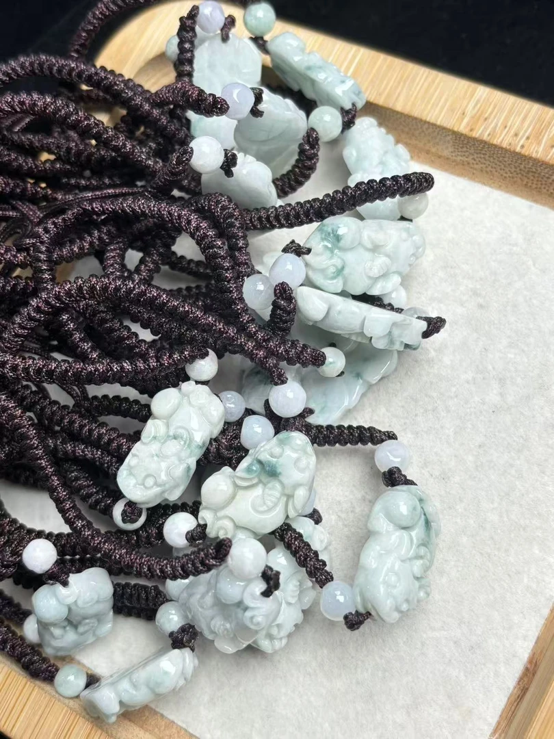 【仔仔臻选】天然翡翠貔貅手绳【多样性发货拍一发一】