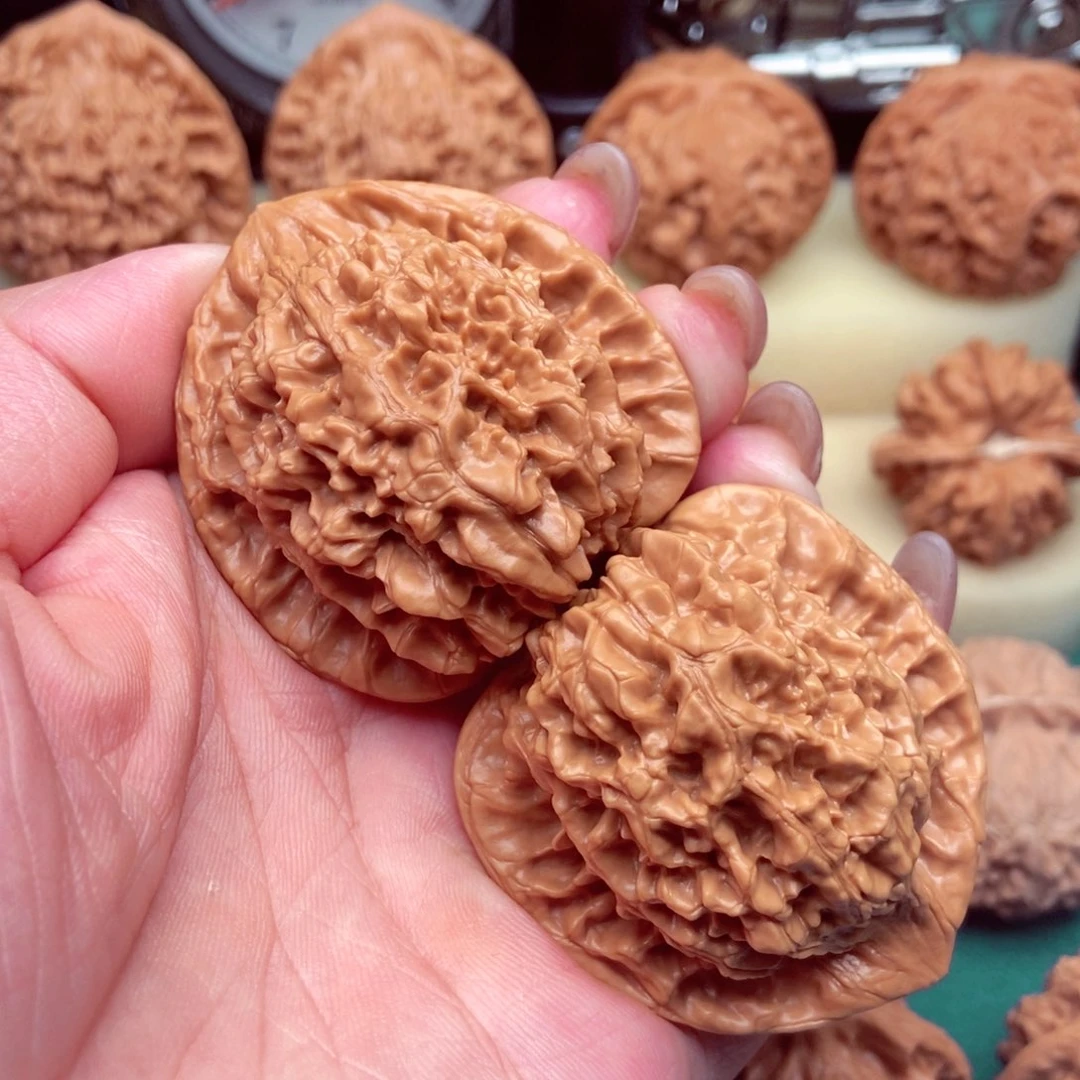 文玩核桃吊坠官帽全46已打底