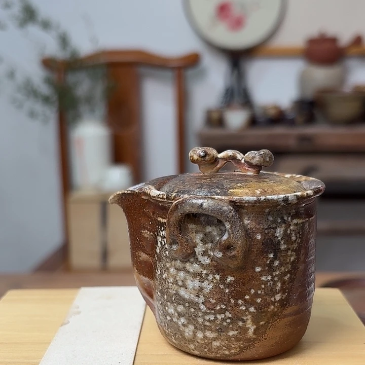 子樵造像柴烧手作宝瓶容量70