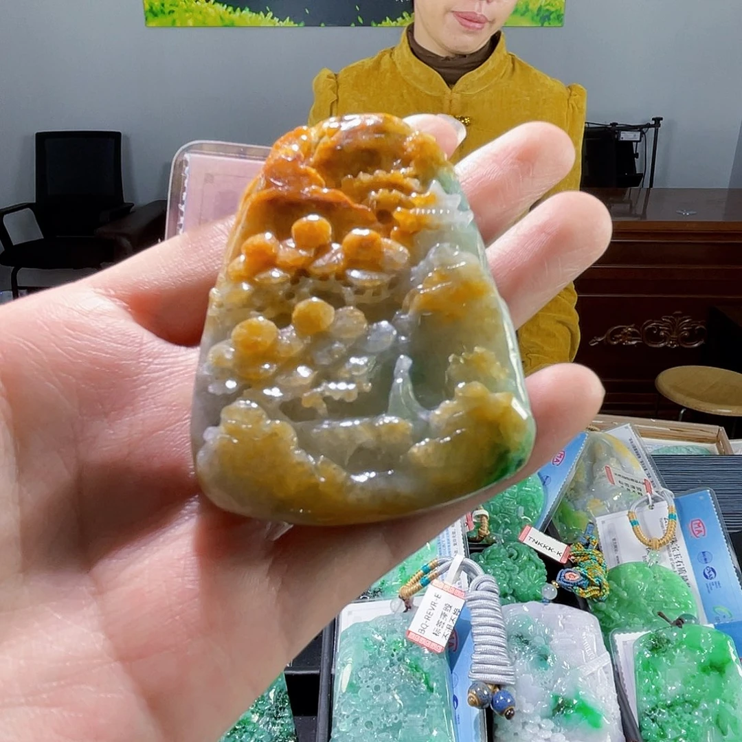 颈饰未镶嵌翡翠翡翠