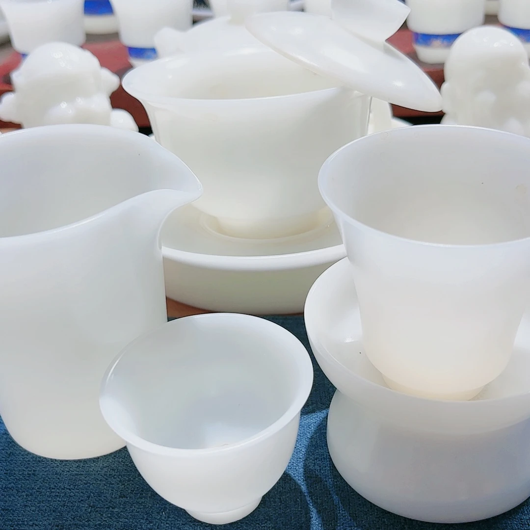 瓷片素烧璞玉150cc加8杯套组1111