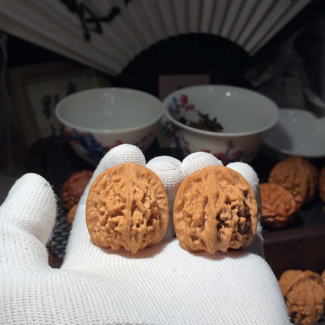 文玩核桃吊坠天地二爷帽36+