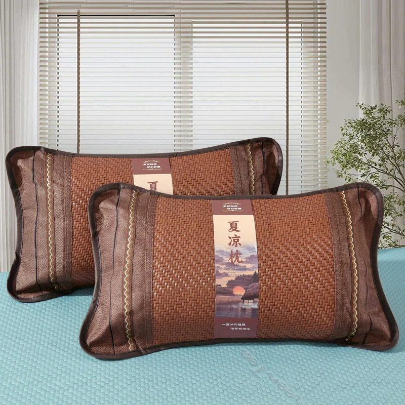 2025新款枕芯凉感冰藤茶香枕枕头夏季清凉花草枕