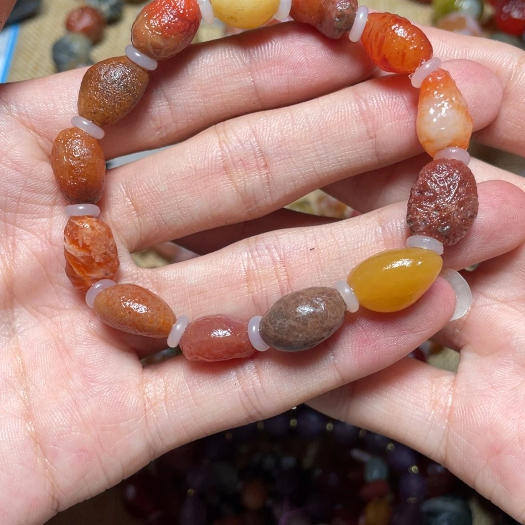 玛瑙/玉髓手链合金