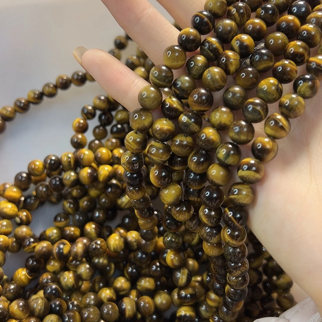 玛瑙/玉髓未镶嵌珠宝半成品卡8虎眼一条