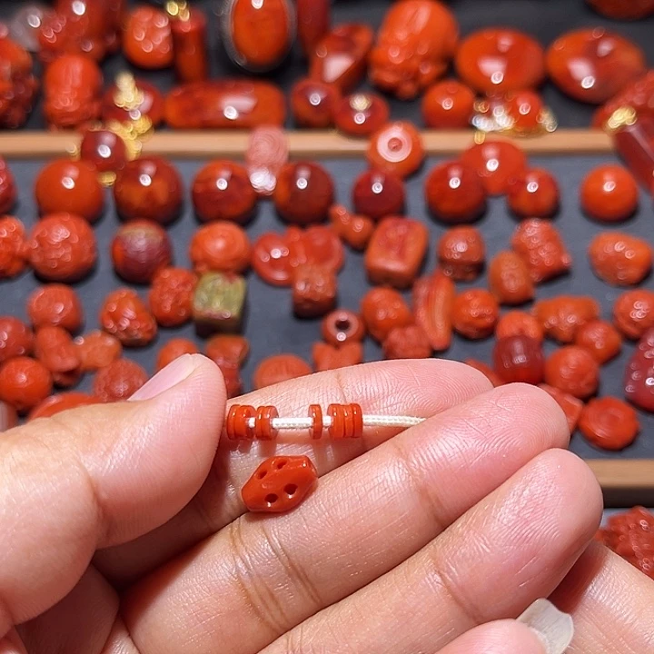 等***起南红玛瑙未镶嵌配饰隔片6