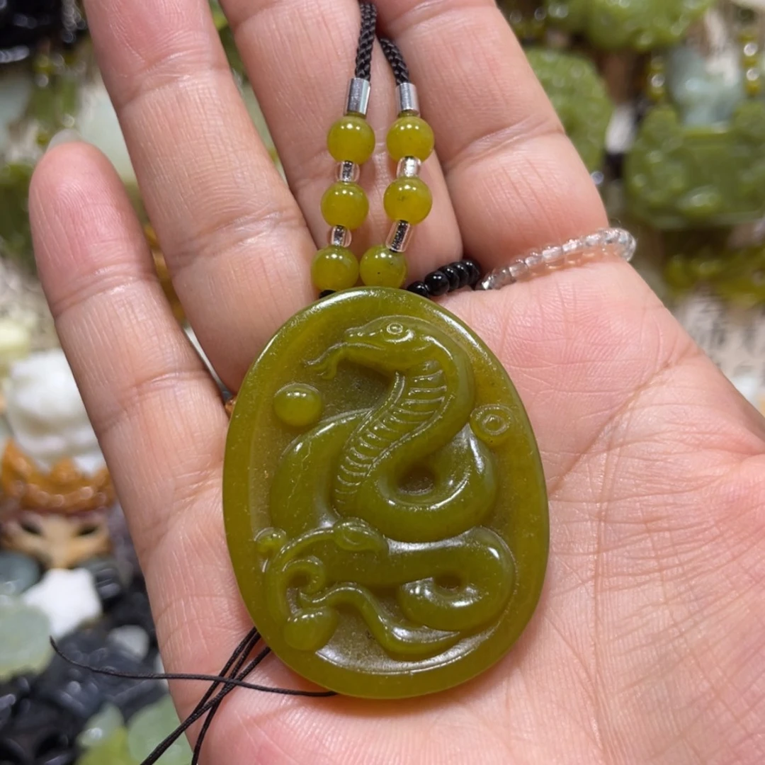 【闪购商品】岫玉颈饰未镶嵌42吊坠