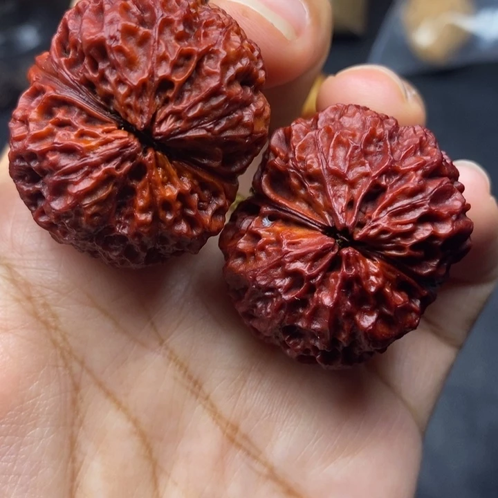 把件文玩核桃37尺铁狮子球