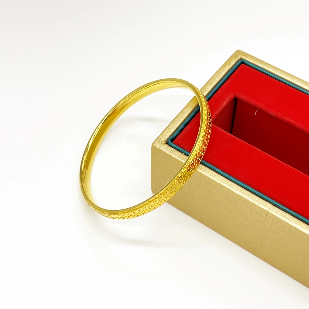 足银手镯 足银手镯-钱多多手镯K5