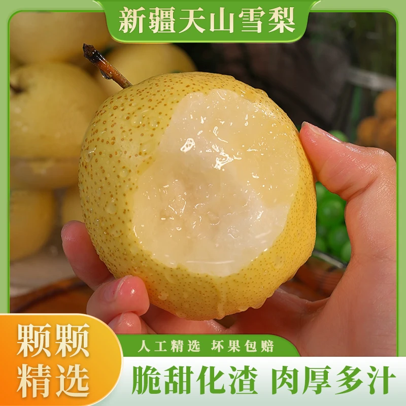 【顺丰】新疆天山雪梨新鲜自然成熟雪梨香甜脆爽多汁双仓发货5斤装