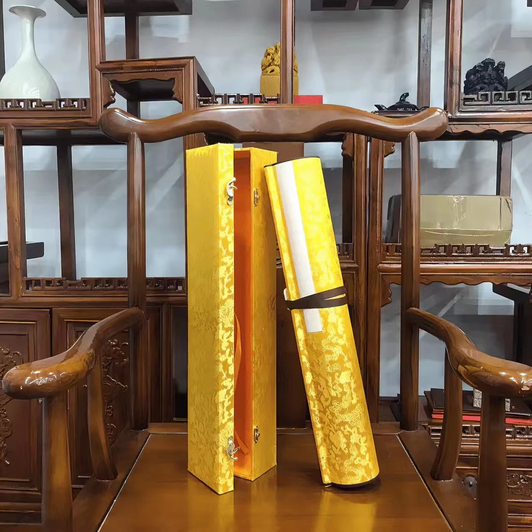 李笔峰 王晓梅两位老师合作<万山红遍>十米长卷