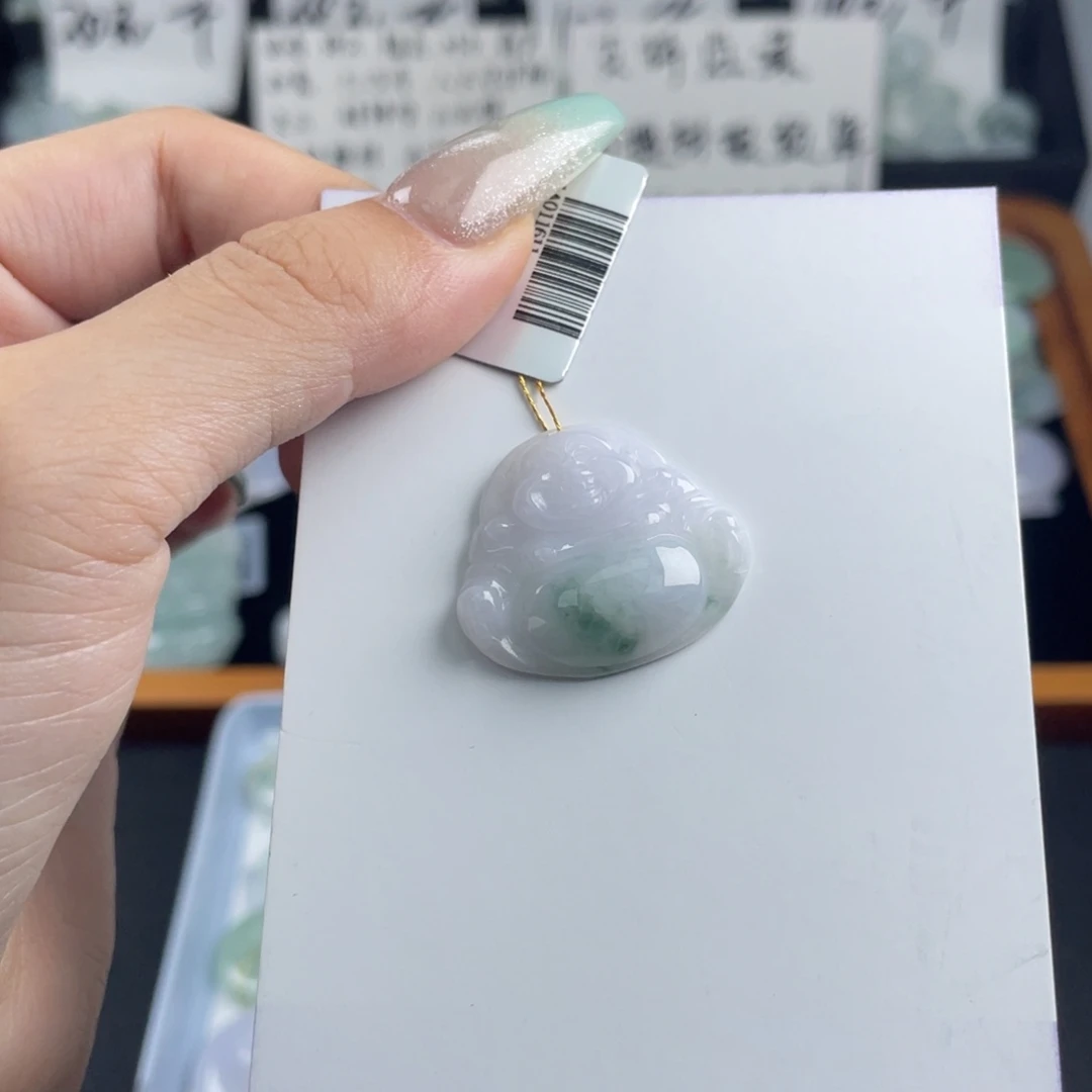 颈饰未镶嵌翡翠佛公