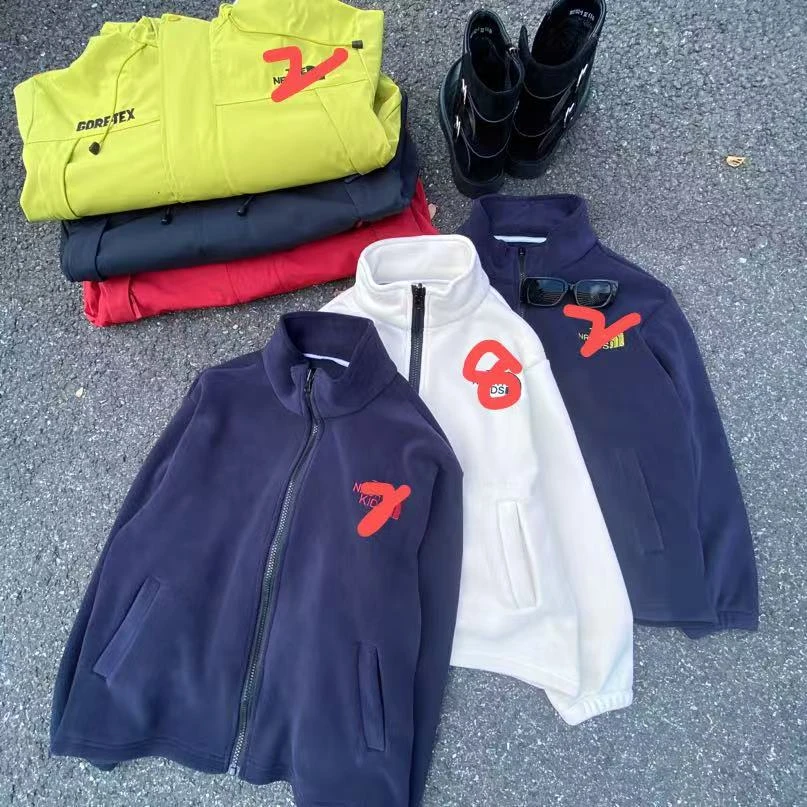 9099-童外套【25322】两件套连帽短款冲锋衣外套