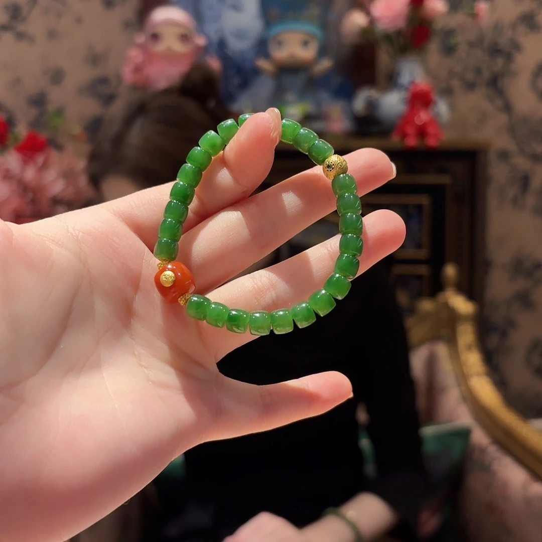 和田玉手串未镶嵌