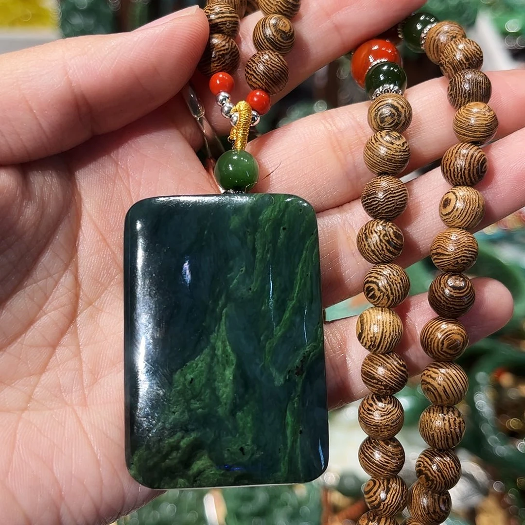 未镶嵌岫玉毛衣链