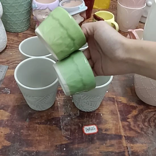 陶瓷花盆凑满12发货