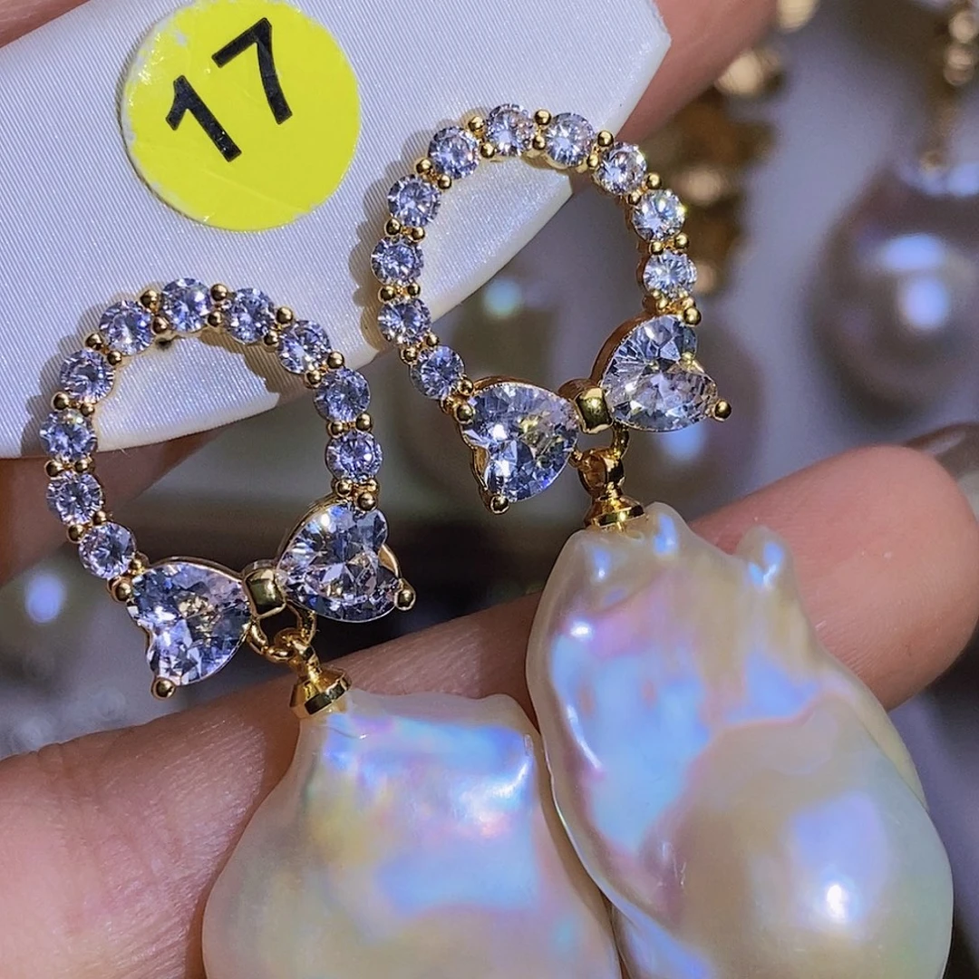 无***诺淡水珍珠淡水珍珠银S925镶嵌