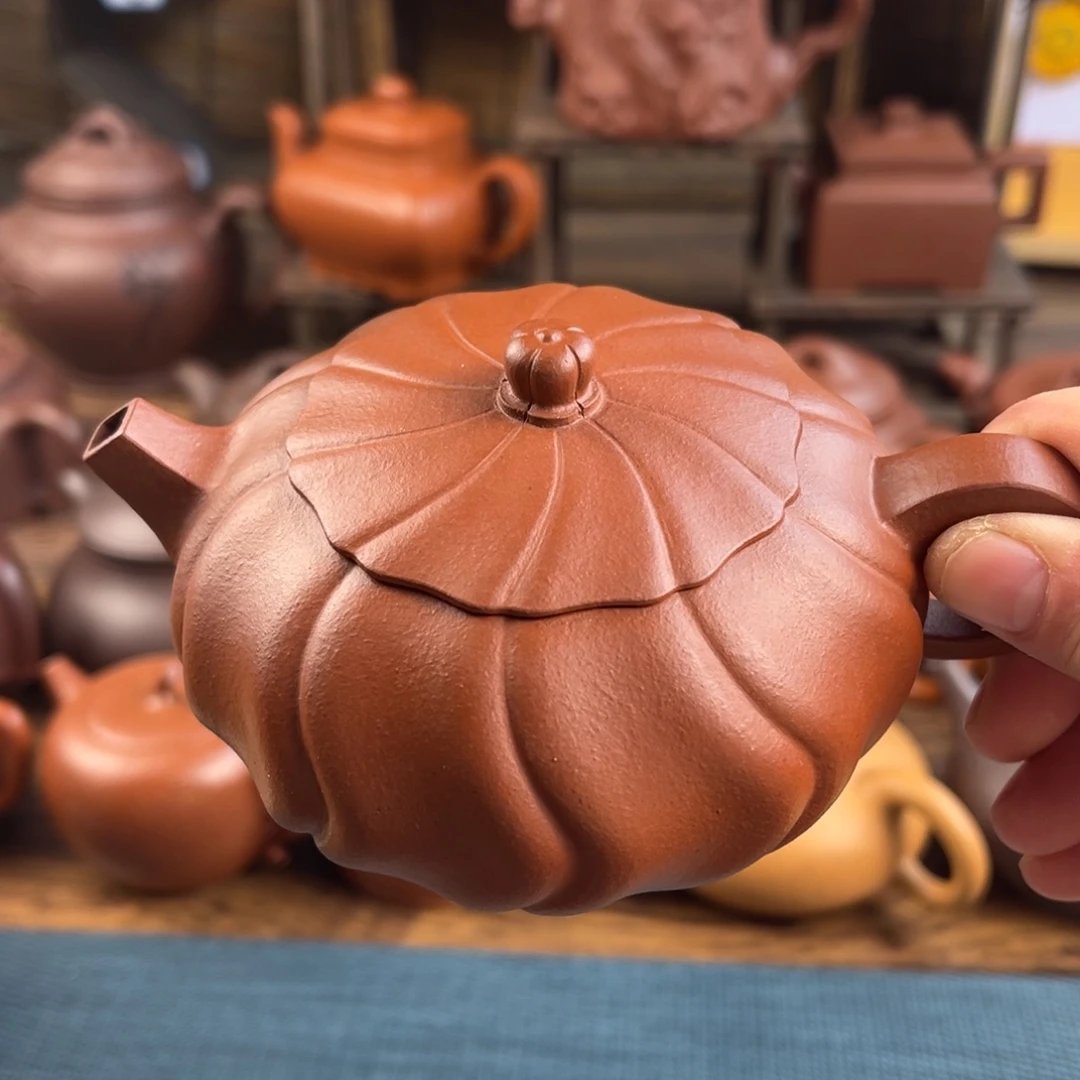 紫砂茶壶手工制作工艺精湛180cc