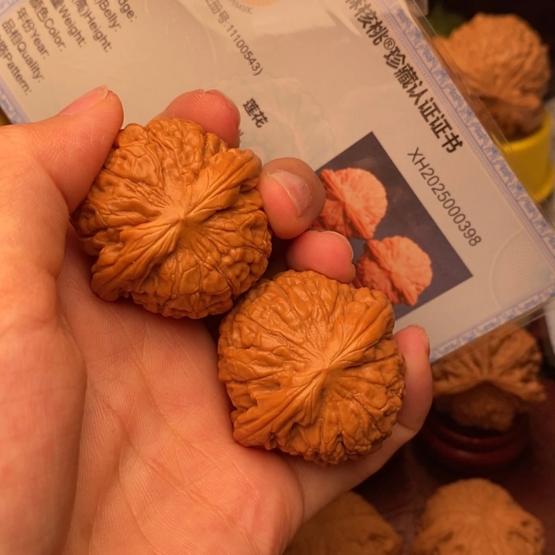 文玩核桃把件莲花39