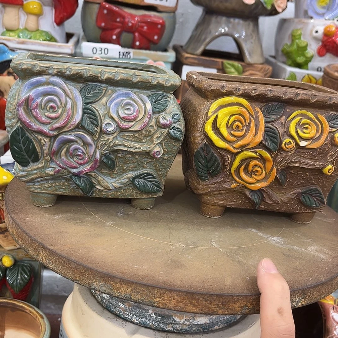 粗陶多肉花盆花盆