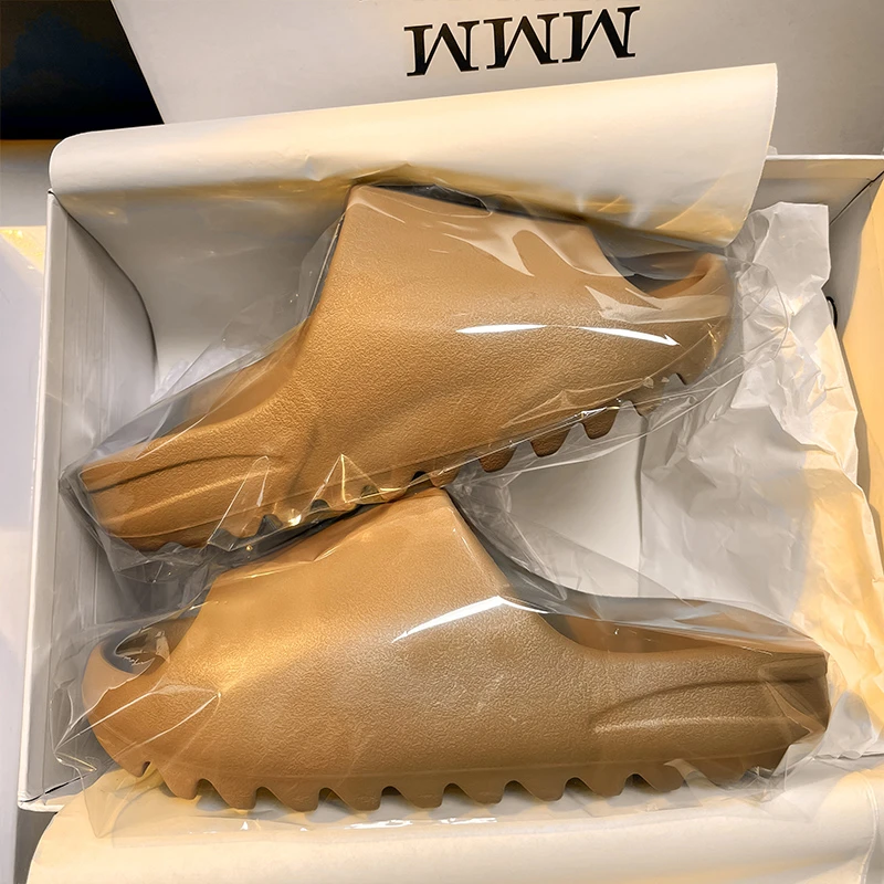 专柜正品过验YEZI YEEZY椰子拖鞋男女款夏季外穿软底防滑运动凉鞋