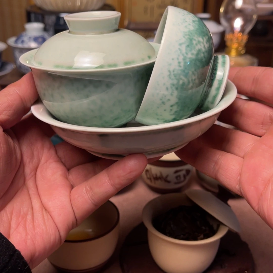 杯T***.星慧陶瓷釉下彩茶具01