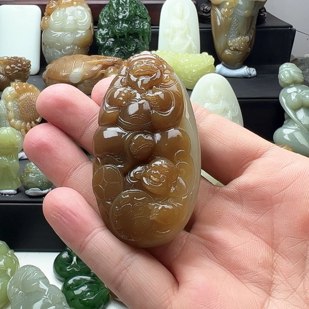 和田玉挂件未镶嵌