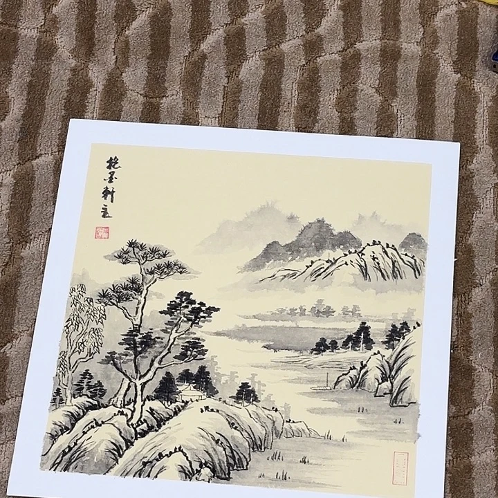 国画花鸟等多种鸟类的栖息