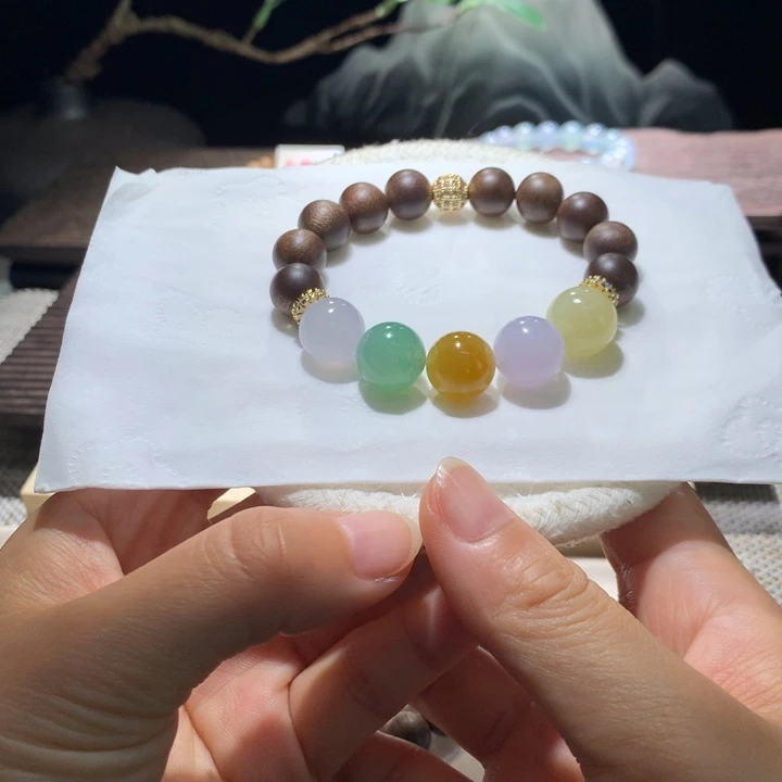 翡翠散珠天然缅甸翡翠A货卡12+